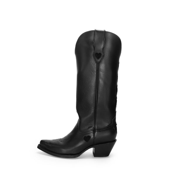 WILD AT HEART BOOTS IN BLACK