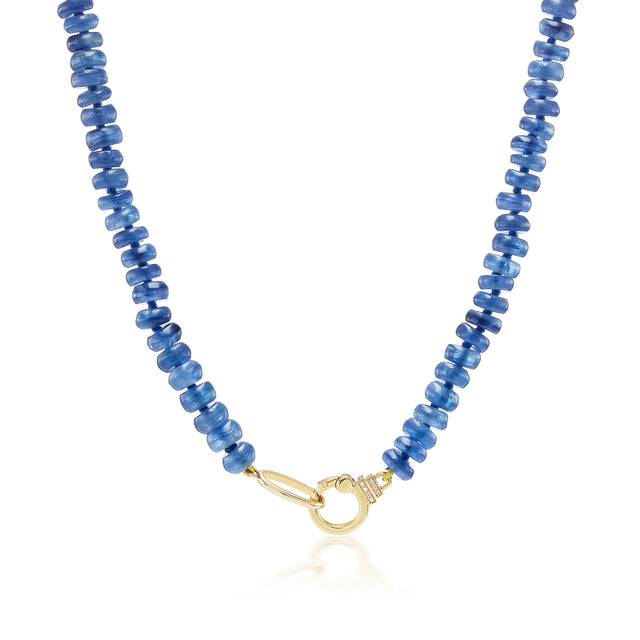 KYANITE BEADED NECKLACE