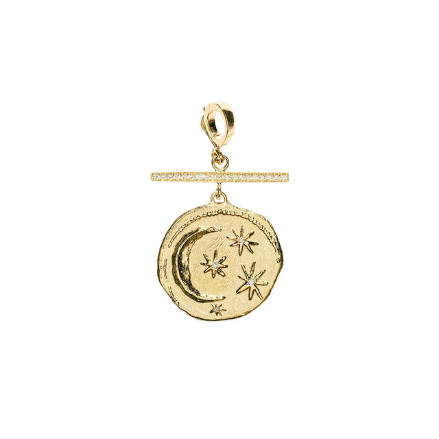 COSMIC SMALL DIAMOND COIN CHARM