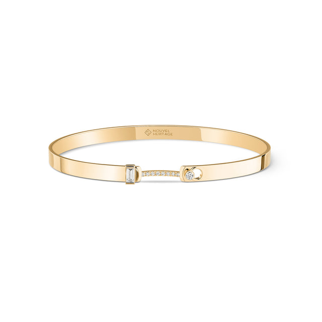 DINNER DATE MOOD BANGLE IN YELLOW GOLD