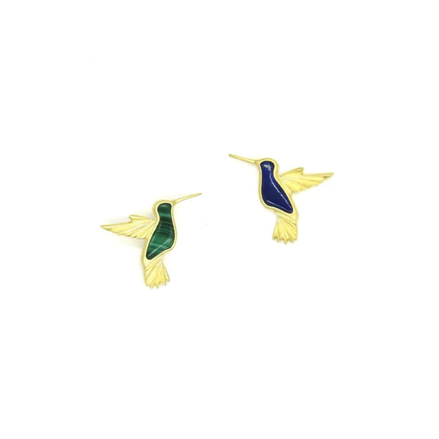 HUMMINGBIRD LAPIS STUD