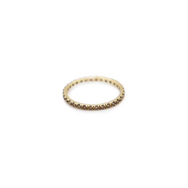 CHAMPAGNE DIAMOND ETERNITY BAND