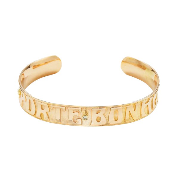 JE PORTE BONHEUR DIAMOND CUFF
