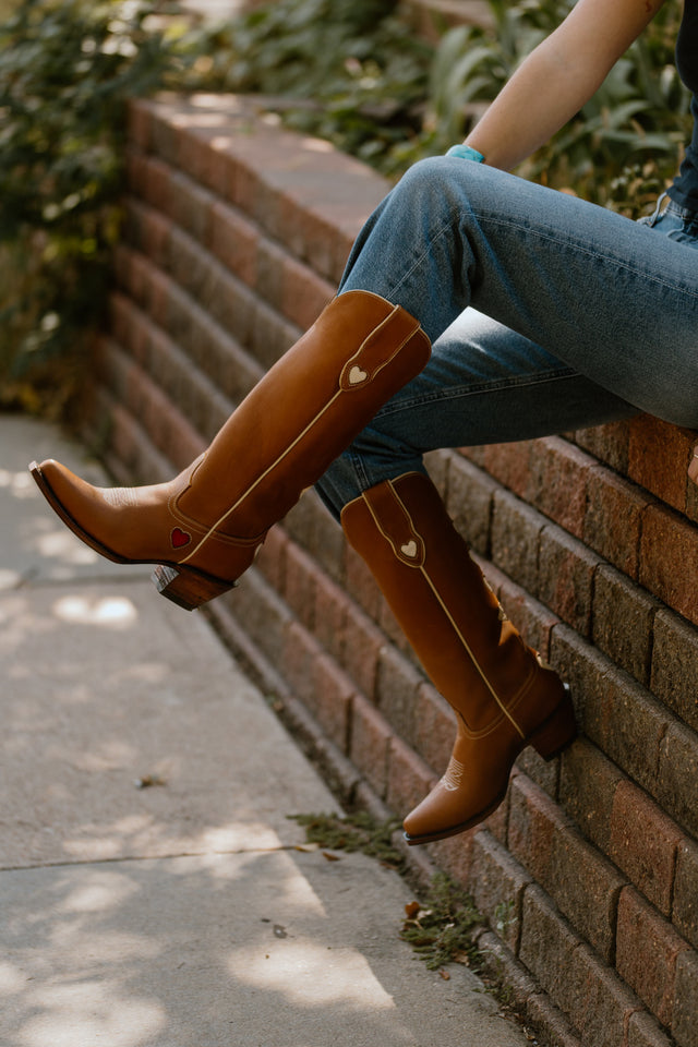 WILD AT HEART BOOTS IN WHISKEY