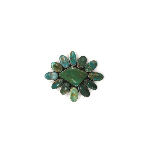TURQUOISE FLOWER PENDANT