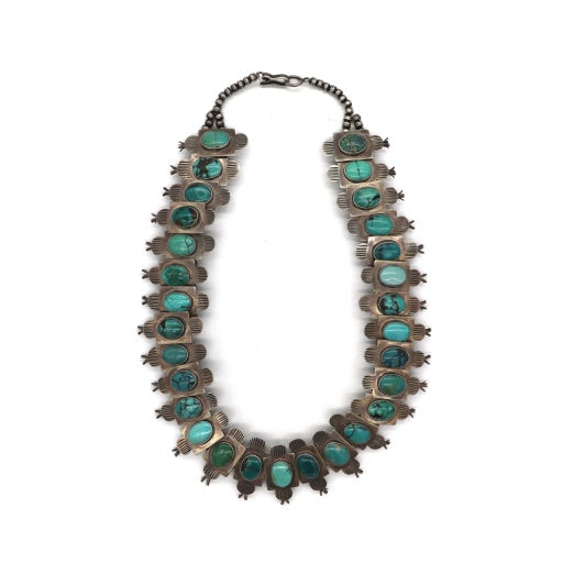 POMEGRANATE TURQUOISE NECKLACE