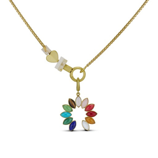 RAINBOW BLOSSOM PENDANT