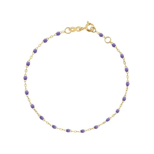 CLASSIC GIGI MAUVE BRACELET, YELLOW GOLD, 6.7