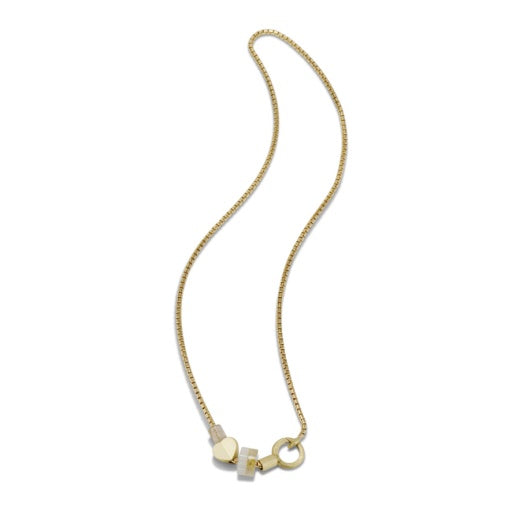 ROUNDED BOX CHARM CHAIN